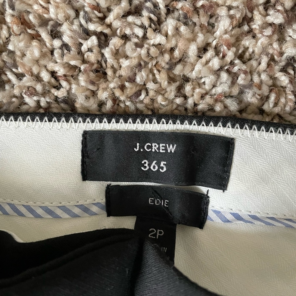J. Crew Black Women's Edie Four Seasons Trousers - Picture 4 of 5